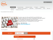 Tablet Screenshot of itee.ch